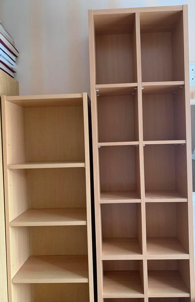 Cd/dvd/boekenkasten, Huis en Inrichting, Kasten | Boekenkasten, Gebruikt, Minder dan 50 cm, 200 cm of meer, Minder dan 25 cm, Overige houtsoorten