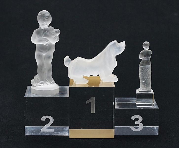 Beeldjes van Gesatineerd / Frosted / IJsglas / Onyx, Verzamelen, Beelden en Beeldjes, Zo goed als nieuw, Overige typen, Ophalen of Verzenden