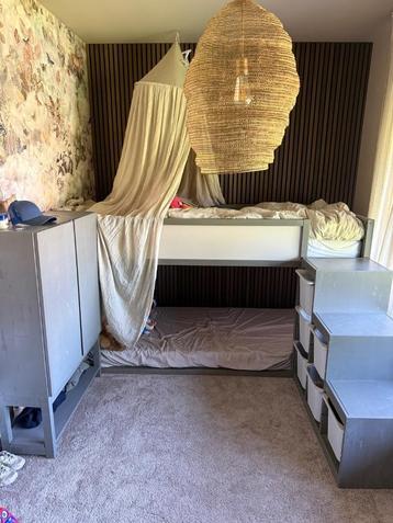 Kinderbed, stapelbed, kinderkamer IKEA trofast, ivar, kura  beschikbaar voor biedingen