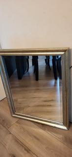 Zware facet geslepen spiegel goud 60 bij 50 cm, Ophalen of Verzenden, Zo goed als nieuw, Minder dan 100 cm, Rechthoekig