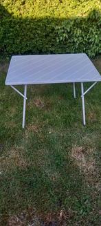 Camping tafel, opklapbaar + uitschuifbare poten, Ophalen, Zo goed als nieuw, Campingtafel