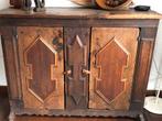 Prachtige antieke houten kast v antiquair afm. 1.42 m breedt, Ophalen