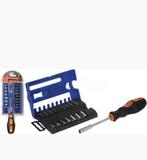 PARTIJ 75x Schroevendraaierset - Bit- en doppenset 17 delig, Haanma@gmail.com, Nieuw, Ophalen of Verzenden, Huis en Tuin