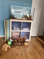 Hamsterverblijf met toebehoren, Gebruikt, 75 tot 110 cm, Ophalen, Minder dan 60 cm