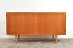 Danish vintage lowboard Hunevad dressoir mid century 60's, Ophalen of Verzenden, Gebruikt