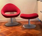 Artifort Fauteuil Shark Lounge met poef, Ophalen, Minder dan 75 cm, Zo goed als nieuw, Dutch Design