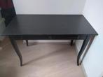 Leksvik IKEA bijzettafel/bureau/kaptafel met lade, Huis en Inrichting, 100 tot 150 cm, Gebruikt, Rechthoekig, 50 tot 75 cm