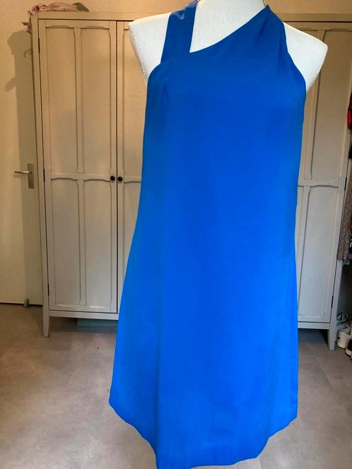 Armani jeans jurk, xs. Crepe. Gevoerd. zgan, Kleding | Dames, Jurken, Zo goed als nieuw, Maat 34 (XS) of kleiner, Blauw, Knielengte