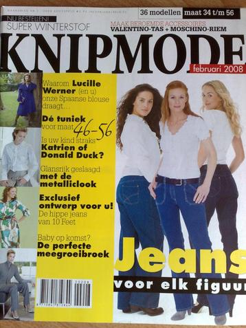 Knipmode februari 2008 verkleedkleren ,spijkerbroeken & meer beschikbaar voor biedingen