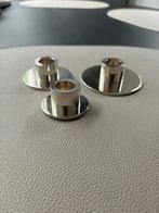 Set van 3 kaarsenhouders van koninklijke begeer vintage, Huis en Inrichting, Ophalen of Verzenden, Gebruikt, Minder dan 25 cm