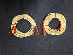 2 x 2,45 meter Van Den Hul The Snowtrack Bi-Wire L.S Kabels, Ophalen of Verzenden, Gebruikt, Minder dan 2 meter, Luidsprekerkabel
