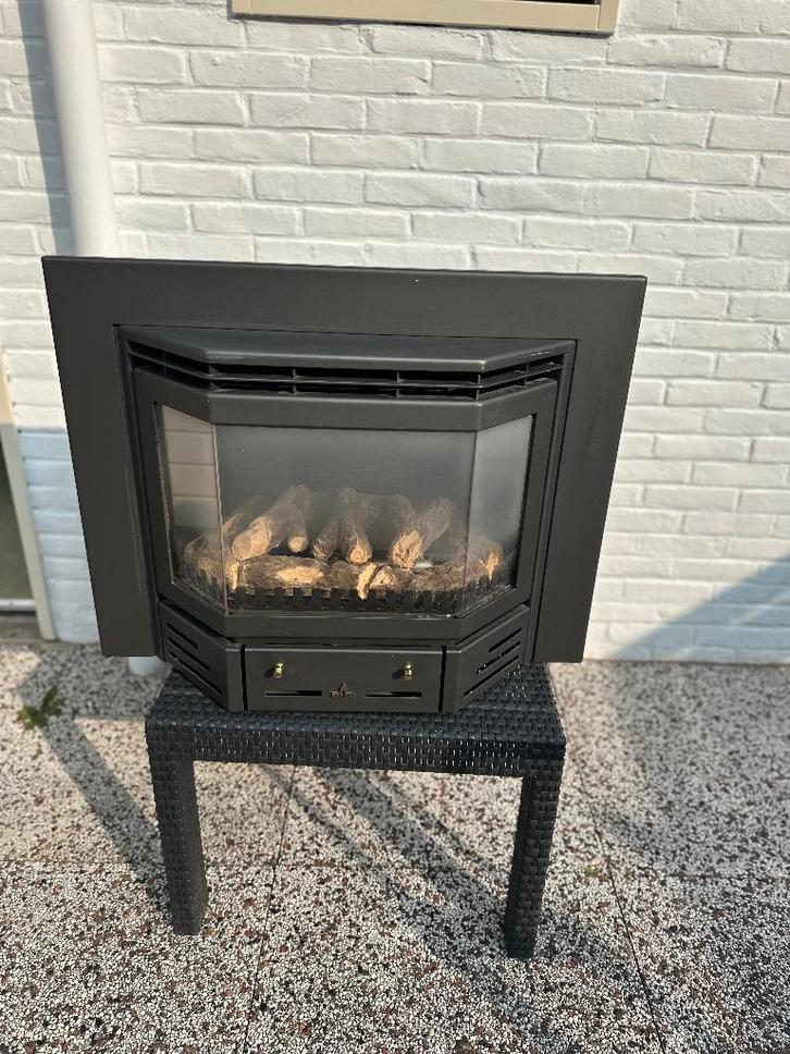 Barbas Universal gashaard-hoekmodel, Huis en Inrichting, Haarden, Gebruikt, Gashaard, Ophalen