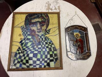 Kunst glasmozaïek beschikbaar voor biedingen