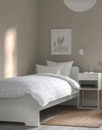 ASKVOLL IKEA bedframe 90x200, Huis en Inrichting, Slaapkamer | Bedden, 90 cm, Eenpersoons, Wit, Zo goed als nieuw