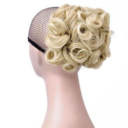 AANBIEDING : Chignon elastisch haarstukje / vlinderkam kleur, Sieraden, Tassen en Uiterlijk, Uiterlijk | Haarverzorging, Nieuw