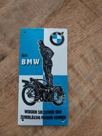 Emaille wandbord bwm Motorrad 10x20 cm echt Emaille, Antiek en Kunst, Antiek | Emaille, Ophalen of Verzenden
