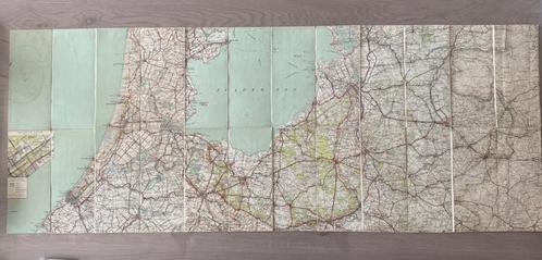 Kaart van Zuid-Nederland 200K ca. 1910, Boeken, Atlassen en Landkaarten, Gelezen, Landkaart, Nederland, 1800 tot 2000, Ophalen of Verzenden