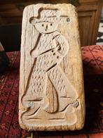 Antieke Speculaasplank - Man met Hoed, Ophalen of Verzenden