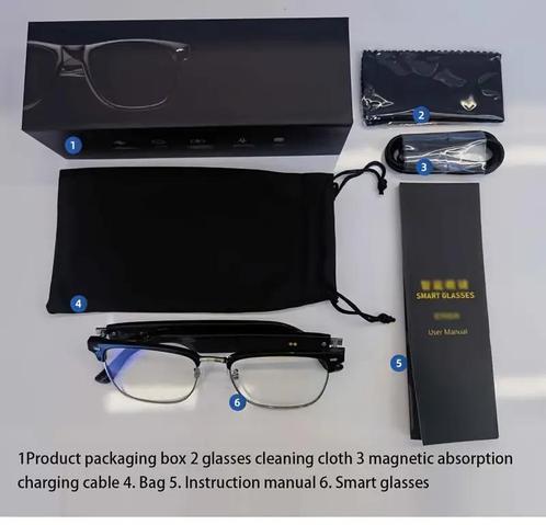 Smart brill met Bluetooth wilress hifi aodio, Sieraden, Tassen en Uiterlijk, Zonnebrillen en Brillen | Heren, Nieuw, Bril, Overige merken