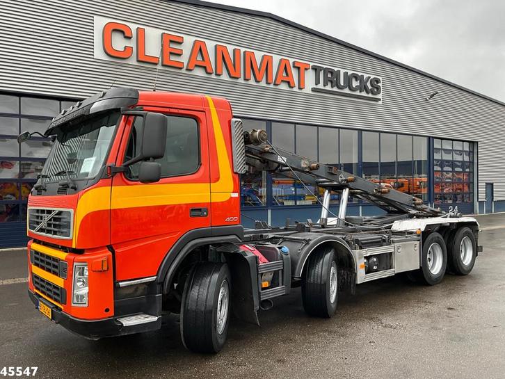 Volvo FM 400 Euro 5 8x2 30 Ton containersysteem (bj 2008), Auto's, Vrachtwagens, Te koop, ABS, Airconditioning, Cruise Control