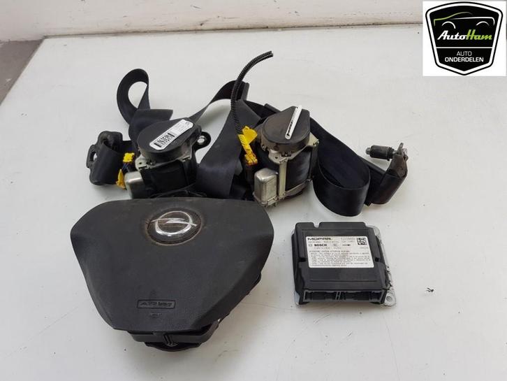Airbag Set + Computer Opel Combo 2018 |52014450|0285012824|, Auto-onderdelen, Interieur en Bekleding, Opel, Gebruikt
