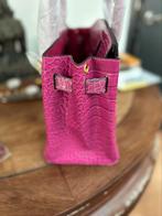 Handtas fuschia birkin 30 cm, Sieraden, Tassen en Uiterlijk, Tassen | Damestassen, Ophalen of Verzenden, Nieuw, Handtas