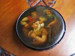 Antiek Frans papier mache snuiftabak doosje 1790-1810, Ophalen of Verzenden