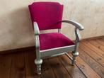 Prinsessen stoel, barok stijl, zilver/roze kinderstoel, Kinderen en Baby's, Kinderkamer | Tafels en Stoelen, Ophalen, Zo goed als nieuw