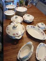 Antiek servies H&G bavaria germany met bladgouden randen, Antiek en Kunst, Antiek | Servies compleet, Ophalen