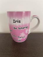 Mok met naam Iris / beker, Ophalen of Verzenden, Zo goed als nieuw, Overige stijlen, Kop(pen) en/of Schotel(s)