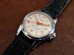 EXODO Zwitsers Mechanisch Horloge Vintage SWISS MADE, Sieraden, Tassen en Uiterlijk, Ophalen of Verzenden, Gebruikt, Leer, Overige merken