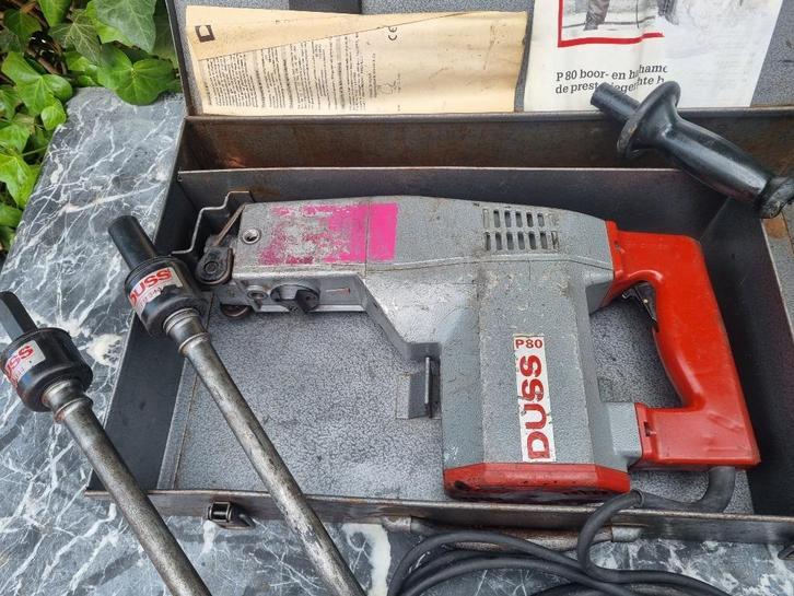 DUSS P80 Breekhamer, Doe-het-zelf en Verbouw, Gereedschap | Boormachines, Zo goed als nieuw, Boor- en/of Breekhamer, 600 watt of meer