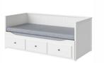 Ikea Hemnes 1 persoons bed / bank., Huis en Inrichting, Slaapkamer | Bedden, Ophalen, Wit, Tweepersoons, Zo goed als nieuw