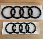 Audi Ringen embleem voorkant / achterkant glossy black, Ophalen of Verzenden