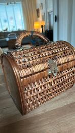 Vintage wicker rotan koffertje tasje, Ophalen of Verzenden, Gebruikt, Overige typen
