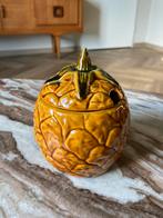 Vintage suikerpotje in ananas vorm/ fruit servies, Keramiek, Overige typen, Ophalen of Verzenden, Zo goed als nieuw