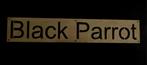 RVS bord “Black Parrot” met uitgesneden letters, Ophalen of Verzenden