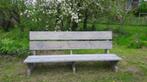 2 stuks 3 meter lange houten tuinbank van steigerhout, Ophalen of Verzenden, Gebruikt, Hout