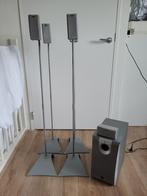 JVC 5.1 Surround Sound Speaker Set met Yamaha Subwoofer, Ophalen, Gebruikt, JVC, 60 tot 120 watt