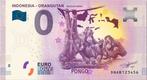 Indonesië 0 euro biljetten UNC. Wildlife. 4 stuks., Postzegels en Munten, Bankbiljetten | Europa | Eurobiljetten, Verzenden