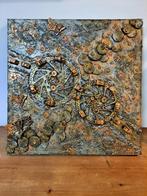 Steampunk schilderij, 3D, mixed media art, Ophalen