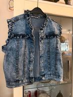 Spijkerblouse zonder mouwen met ruches - So Soire maat 44, Kleding | Dames, Sosoire, Blauw, Maat 42/44 (L), Ophalen of Verzenden