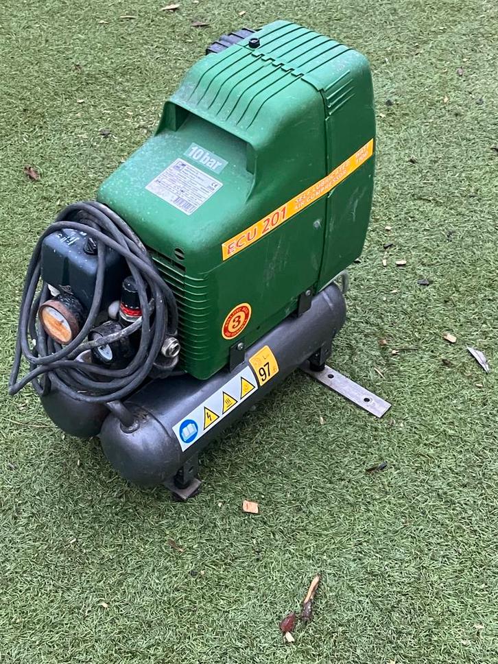 Te koop compressor Airmac ecu 201. 10 bar, Doe-het-zelf en Verbouw, Compressors, Minder dan 25 liter, Minder dan 200 liter/min