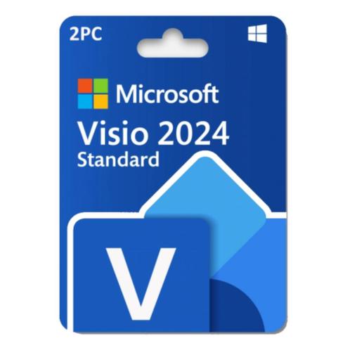 Visio 2024 Standard (2PC), Computers en Software, Besturingssoftware, Nieuw, Windows, Ophalen of Verzenden