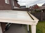 Aluminium terrasoverkapping met polycarbonaat platen, Ophalen, Gebruikt, Veranda