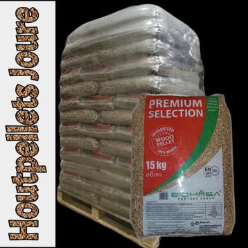 Pellets  BIOMASA PREMIUM  975 KILO pelletkorrels  beschikbaar voor biedingen