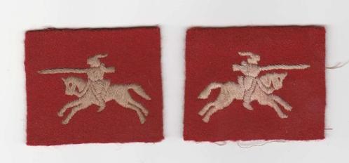 Setje WWII Brits Leger 8th Corps Emblemen, Verzamelen, Militaria | Tweede Wereldoorlog, Landmacht, Embleem of Badge, Engeland