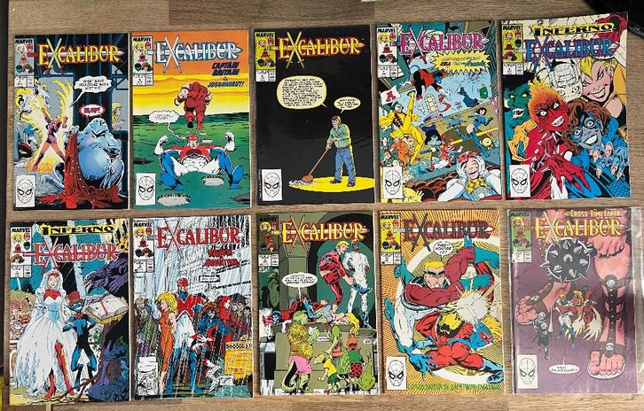 Excalibur - Marvel Comics, Boeken, Strips | Comics, Gelezen, Meerdere comics, Amerika, Ophalen