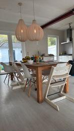 Witte Eames Stijl Stoelen - Set van 4 + 1 kapotte = gratis, Ophalen, Gebruikt, Twee, Wit