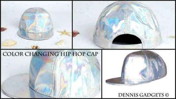 Dennis Gadgets : Cool color changing hologram hip hop cap beschikbaar voor biedingen